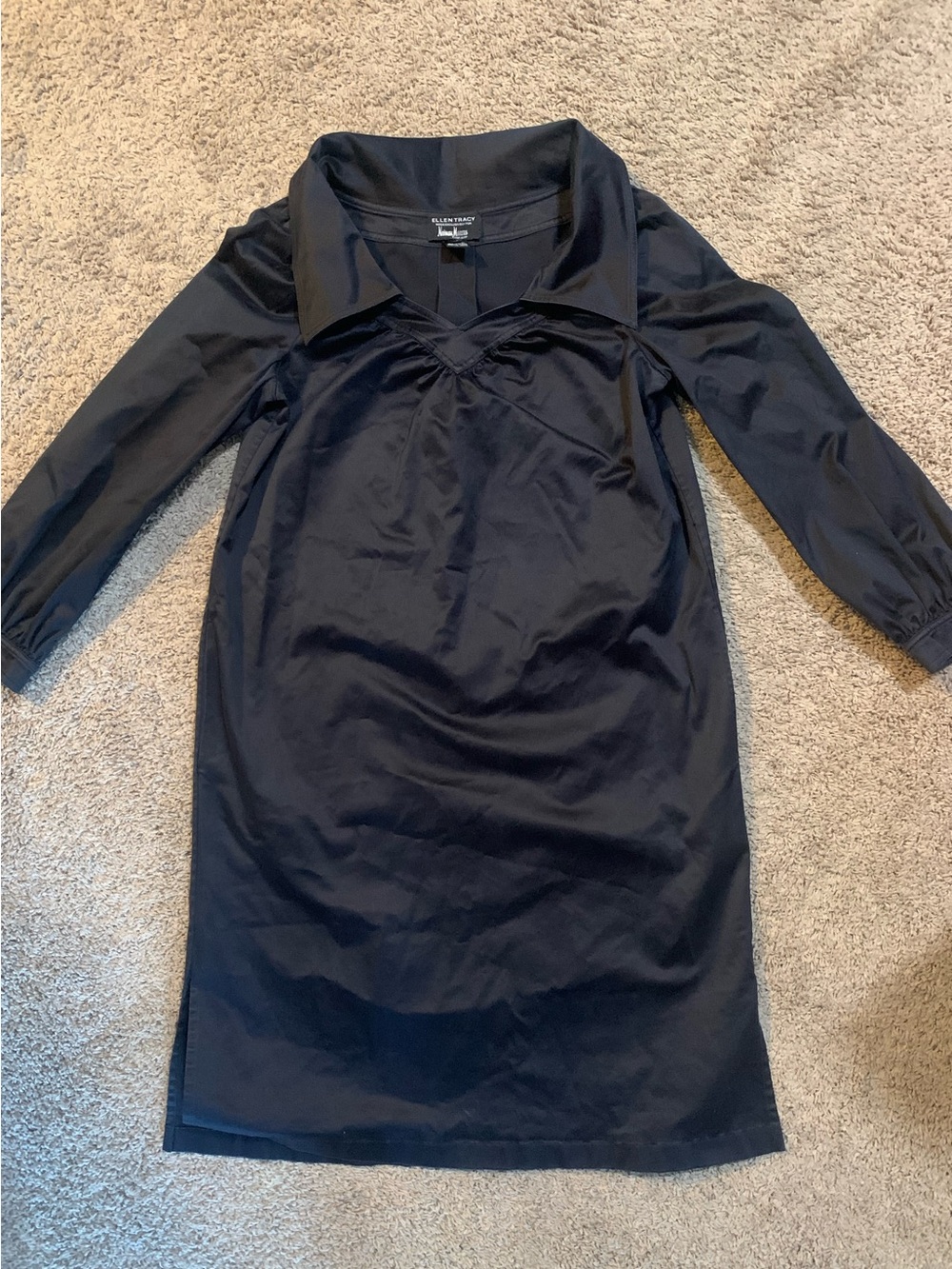 Ellen Tracy for Neiman Marcus Vintage Black Dress 10